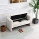 thumbnail image 2 of Modern Teddy Bed End Bench with Arms and Storage,Upholstered Large Foot Rest Stool, Comfy Window Vanity Bench for Living Room,Bedroom,Dorm,Coffee Table,Teddy Cream, 2 of 3