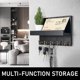 thumbnail image 2 of Llavero Rebee Vision Farmhouse para pared con estante, color negro, 2 of 6