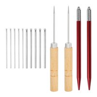 Ioensy - Herramienta De Enraizamiento De Cabello De Muñeca Herramienta De Enraizamiento De Cabello Reborn Para Bricolaje 5X0.6Mm5X0.8Mmneedle