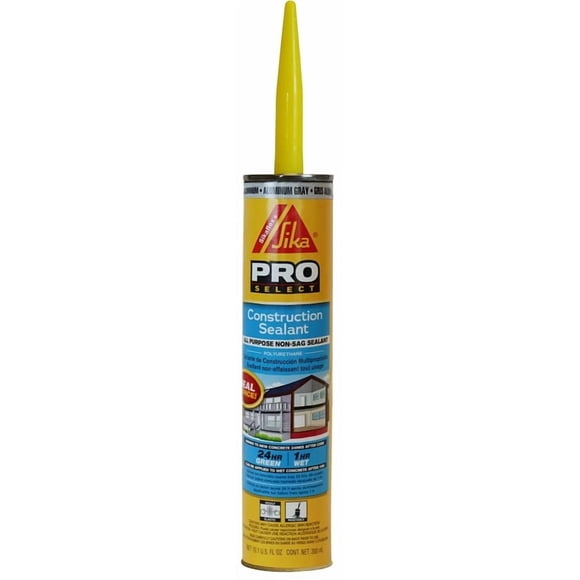 Sellador SIKA Sikaflex, aluminio gris, paquete de 12 x 300 ml