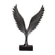 thumbnail image 2 of Escultura De Estatua De Ala De ángel Nórdico, Obra De Arte De Resina Para Dormitorio, Hotel, Oficina, Negro, 2 of 5