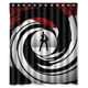 thumbnail image 1 of Cortina de ducha de James Bond, juego de cortinas de baño con ganchos, tamaño 60 x 72 pulgadas, 1 of 3