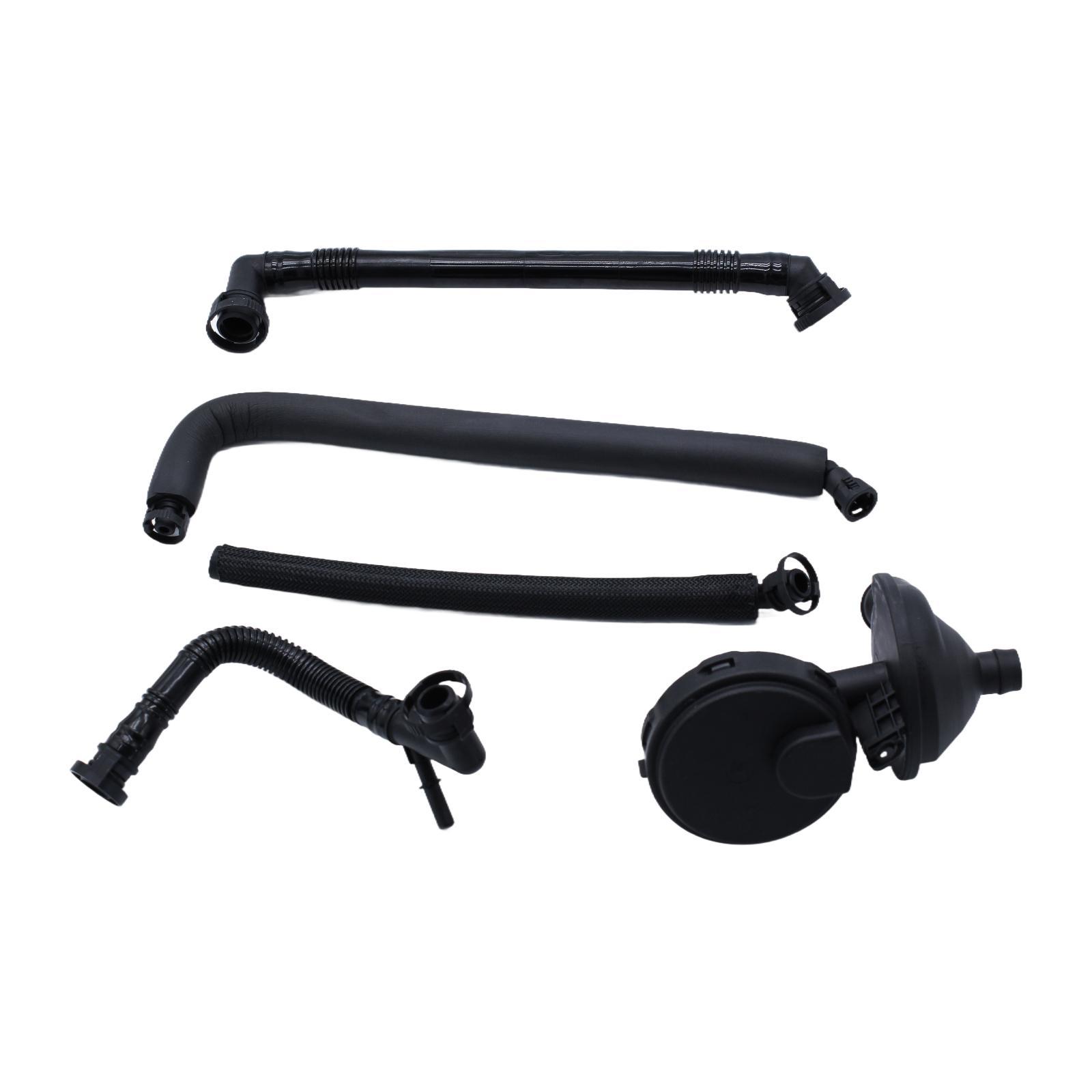 Magideal - Kit De 5 Mangueras De Ventilación De La Válvula De Ventilación Del Cárter De Pcv 11617504536 De Metal Para Bmw
