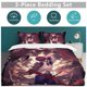 thumbnail image 5 of Fate Stay Night Anime Home Bed 3-piece Set Classic Japanese Anime Polyester Wash Student Dormitory Set, 5 of 5