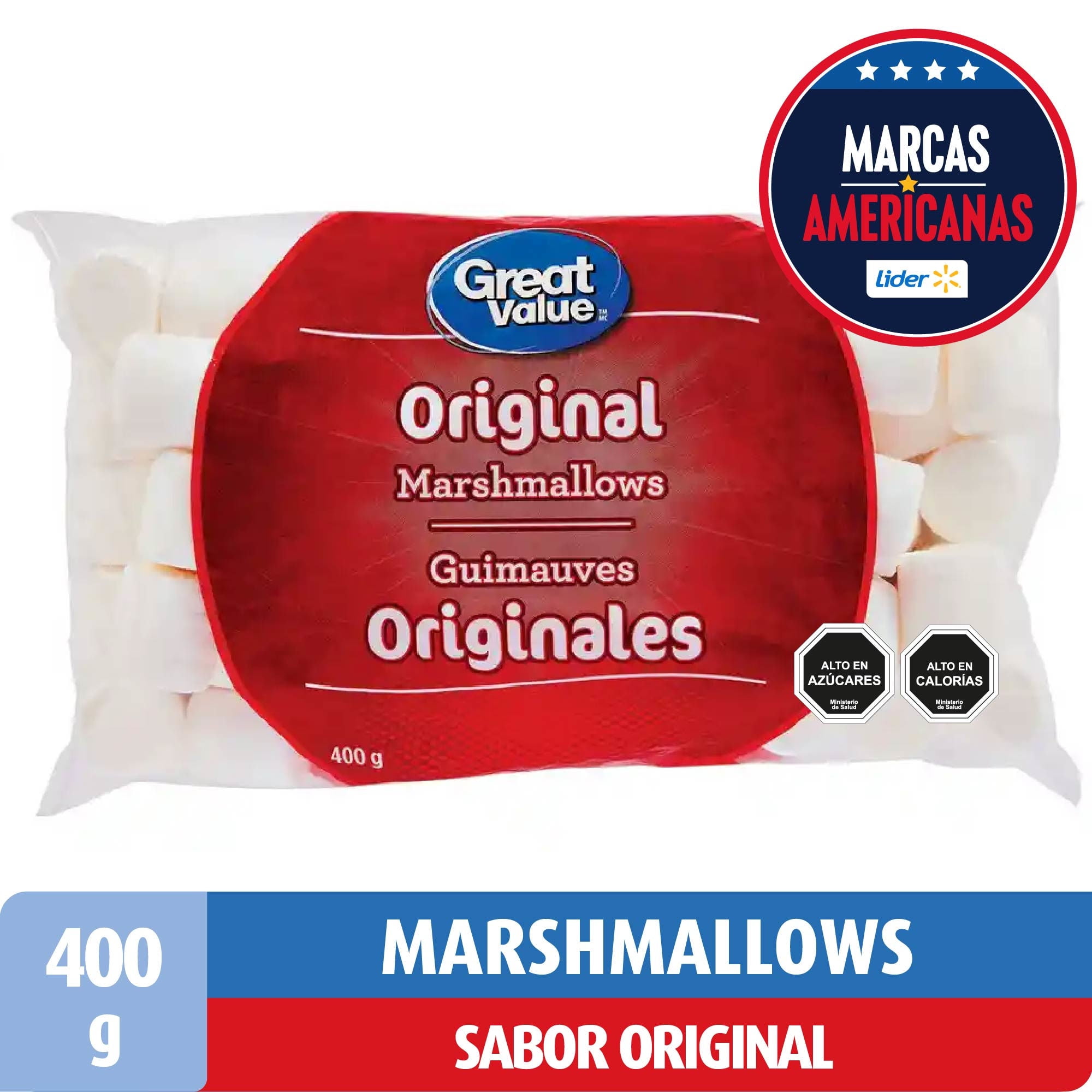 Marshmallows Original 400 g Great Value