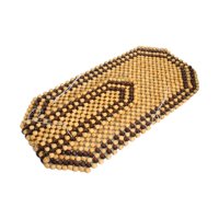 Imbest - Respaldo Bolitas Madera Para Asiento Auto , Camion , Gral