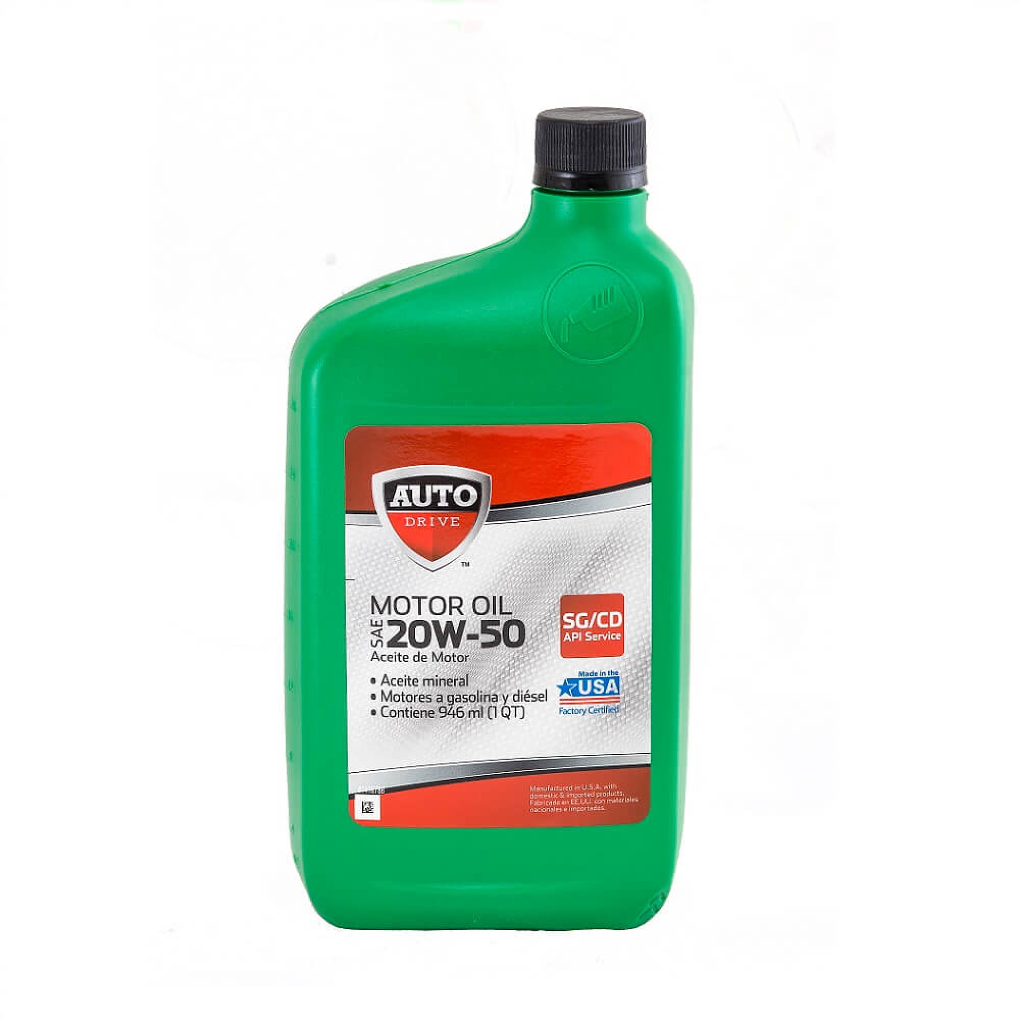 Aceite De Motor Mineral 20w-50 Diesel Y Gasolina 946 Ml 1 L Autodrive