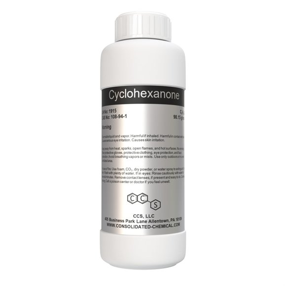 Ciclohexanona - Alta Pureza (≥99%) | Solvente de Grado Industrial (500 mL)