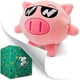 thumbnail image 1 of Juguete para perro PeppyPawz Piggy de peluche 3 en 1, chirriante y resistente, 1 of 9