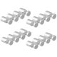 thumbnail image 1 of Separadores TUBYIC 1,9 cm x 2,5 cm Aluminio Satinado - Pack de 16, 1 of 5