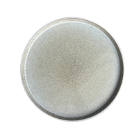 Mova - Set 6 Platos Redondo Ceramica 27 Cm Gris Linea Oslo