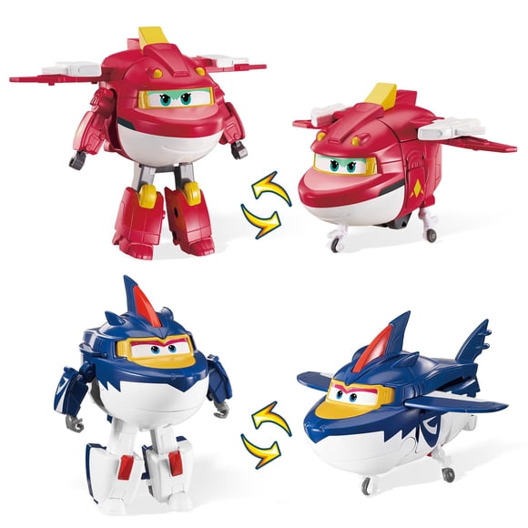 Super Wings Juguetes Transformables 5 en 1 Set de Rescate