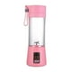 thumbnail image 1 of Batidora Licuadora Juguera Portátil Usb Recargable 400 Ml Rosa, 1 of 3