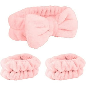 Veatool - Cinturones Y Muñecas Para El Cuidado Facial Y El Maquillaje, Fundas De 3 Piezas, Accesorios Para Fijar El Cabello, Uso De Lavado Facial, Cuidado Facial Y Uso De Maquillaje