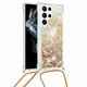thumbnail image 3 of Funda FOXDOCK para Samsung Galaxy S21 Ultra con Cuerda Ajustable, Brillo Líquido, Protección Antigolpes y Lente – Ideal para Regalo, 3 of 6