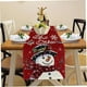 thumbnail image 3 of Bandera De Mesa De Navidad, Muñeco De Nieve, Decoración De Mesa, Mantel De Navidad, Adecuado Para Varias Ocasiones, Añadir Ambiente Festivo, 33*183cm, 3 of 4