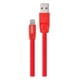 thumbnail image 1 of Cable Usb A Usb Tipo Lightning 1.2mts Flat Rojo 508c, 1 of 5