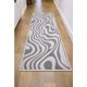 thumbnail image 1 of Alfombra Decorativa con Relieve 3D Diseño Orgánico Ondulado Medidas 60 x 180 cm Color  Gris 38, 1 of 2