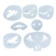 thumbnail image 4 of plantillas reutilizables pintura de la cara plantilla plantilla fancy dress make up herramientas fa18, 4 of 5