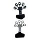 thumbnail image 3 of Fortalecedor De Agarre De Mano Ejercicio De Dedo De Silicona Para Deportes Musculares De Antebrazo Negro Y Gris, 3 of 5
