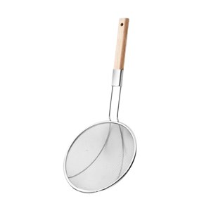 Magideal - Colador De Malla, Colador, Espumadera, Fino Con Asas Antideslizantes, Práctico Colador De Alambre, Colador De Alimentos Para Aceite, Azúcar En Polvo Diámetro 16Cm