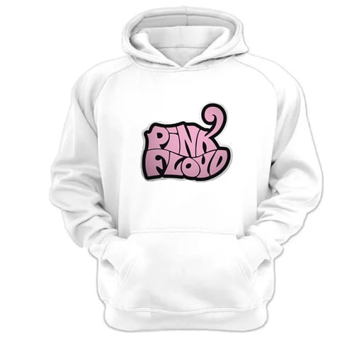 Polerón Canguro Pink Floyd Blanco Talla S Unisex