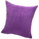 thumbnail image 5 of Funda De Almohada De Pana De Color Sólido Funda De Cojín De Sofá Cuadrado Morado, 5 of 5
