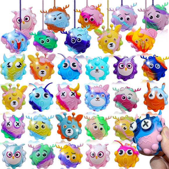 Pelota Pop Fidget Stress de Fidget Toy Supovil, 72 unidades, para todas las edades
