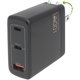 thumbnail image 5 of Cargador Vebner Rápido 100W Doble USB-C más USB-A GaN Negro, 5 of 6