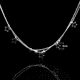thumbnail image 5 of Tobillera Plateada Con Estrellas Colgantes, 5 of 6