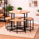 thumbnail image 2 of Comedor 4 Sillas Mesa redonda 80x80 industrial, 2 of 6