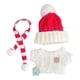 thumbnail image 1 of Conjunto De Bufanda Y Suéter Para Muñecas En Miniatura, Gorro Y Bufanda Para Muñecas De Peluche, Colgante Para Muñecas De Niña, Bufanda Roja A Rayas, 1 of 3