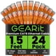 thumbnail image 1 of Cable Ethernet Cat 6 De 1 5 Pies (0 5 M) Paquete De 24 Naranja, 1 of 9