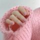 thumbnail image 5 of Uñas Postizas Press On Cuadradas Cortas 24pcs Unicolor Adhesivas Rosa Nacarado, 5 of 6