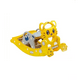 thumbnail image 1 of Resbalín, caballo mecedora, aro de basquet amarillo, 1 of 3