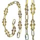 thumbnail image 2 of Cadena WOERFU de 76 cm con acabado en bronce dorado antiguo y hebilla decorativa de ciruela, 2 of 4