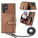 thumbnail image 1 of Funda Tipo Cartera con Correa Cruzada para Samsung Galaxy S23 Ultra Protección Contra Golpes Marrón, 1 of 5