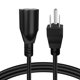 thumbnail image 5 of Cable de extensión de alimentación TNP universal de 3 puntas, 12 pies, negro, 5 of 7