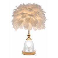 Genérico - Lámpara Mesa Decorativa Pantalla Textura Etérea Led Jhn