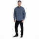 thumbnail image 3 of Camisa Fantasía Estampada Azul Marino, 3 of 4