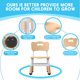 thumbnail image 2 of Silla infantil ajustable en altura JIAOQIU Burlywood 100 kg, 2 of 7