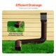 thumbnail image 5 of Extensión para canalones de lluvia VEVOR HC3003G2, paquete de 2 unidades, color marrón, 5 of 8