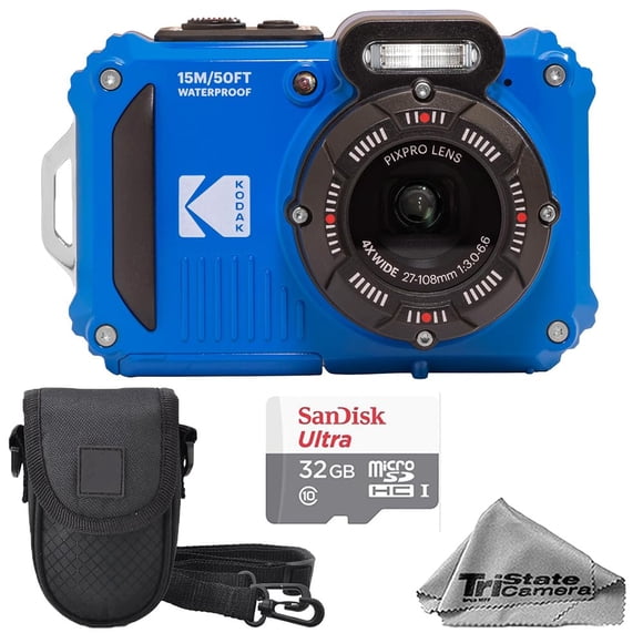 Cámara Kodak PIXPRO WPZ2 16MP Resistente al Agua 15m Azul