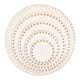 thumbnail image 2 of 5 Uds Cesta De Madera Inferior Círculo Redondo En Blanco Con Agujeros Para Bolsa De Ganchillo, 2 of 5