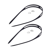 Magideal - Correa De Gafas De Natación Silicona Con Hebillas Correa De Gafas De Natación De Reemplazo De Banda Liviana Para Deportes De Agua De Buceo De Snorkel Negro