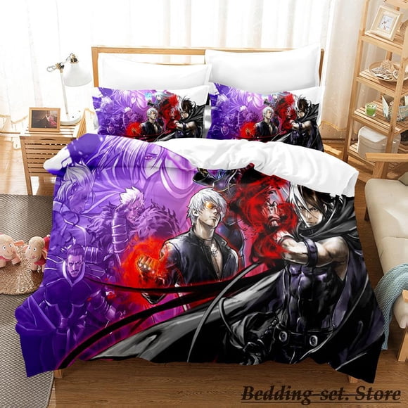 The Of Fighters Bedding Set Bed Set Aldult Kid Bedroom Duvetcover Setsparure de lit