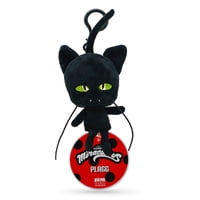 Peluche Miraculous Ladybug Kwami Lifesize Plagg 12 Cm Wyncor