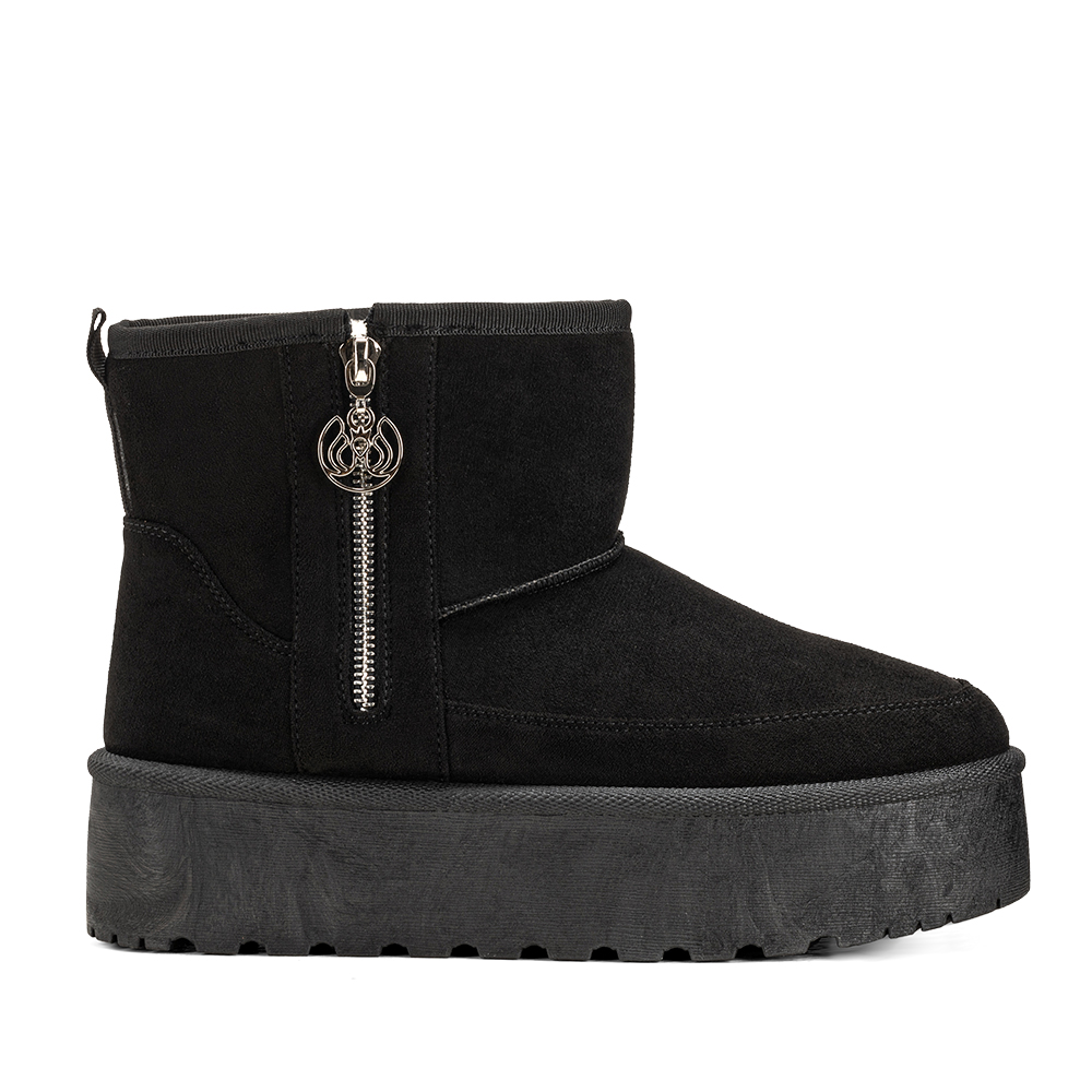 Botin Negro Casual Mujer Weide Lt121