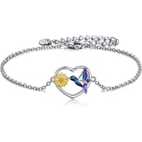 Vousez - Pulsera Colibrí Girasol Plata 925