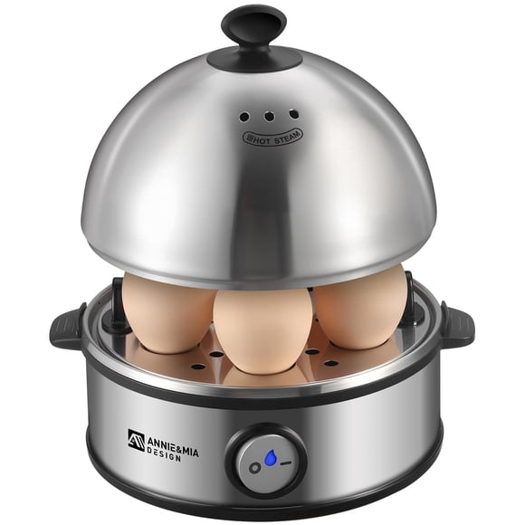 Cocedor de huevos eléctrico Annie & Mia Design para 7 huevos, capacidad 360 W